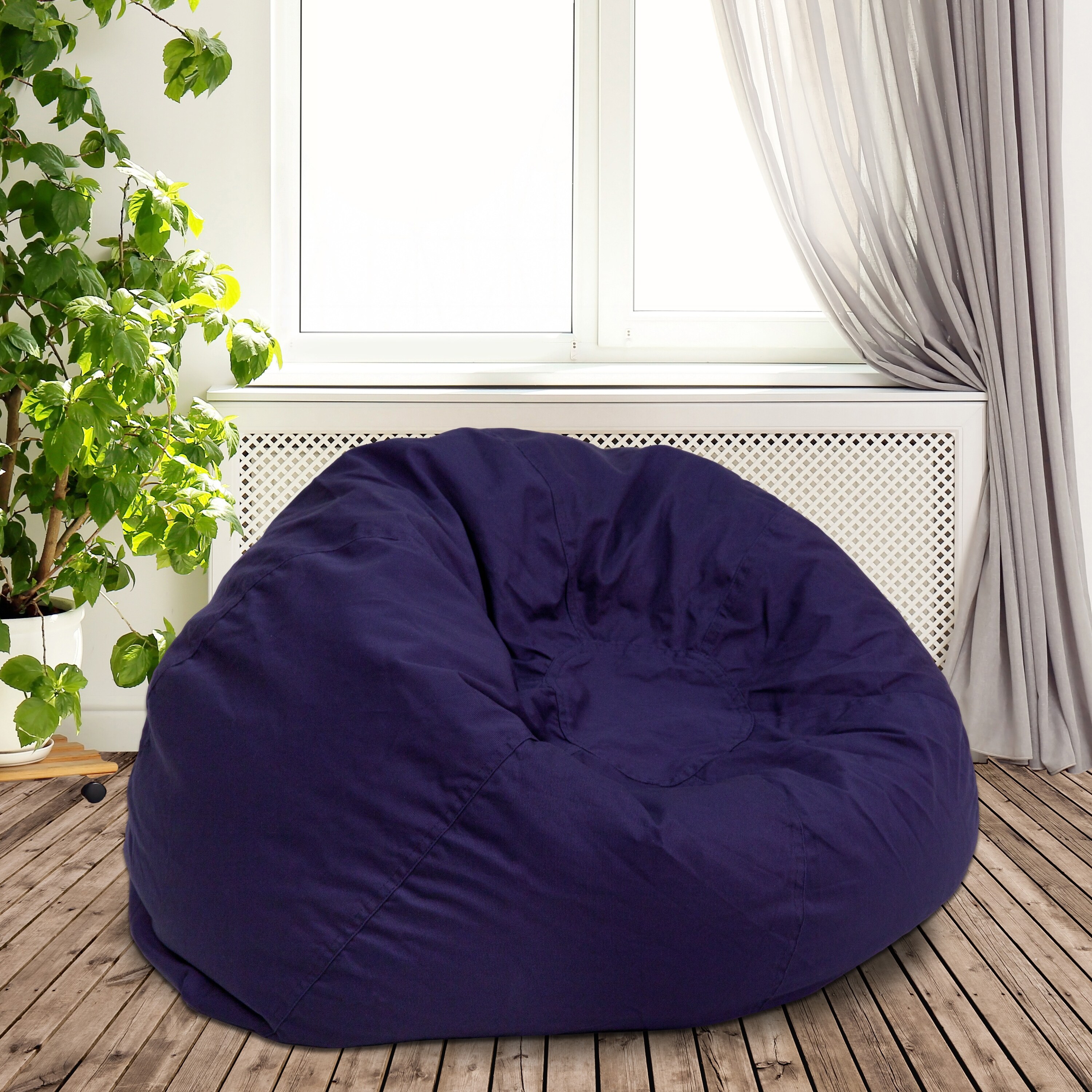 oversized refillable bean bag chair for kids and adults