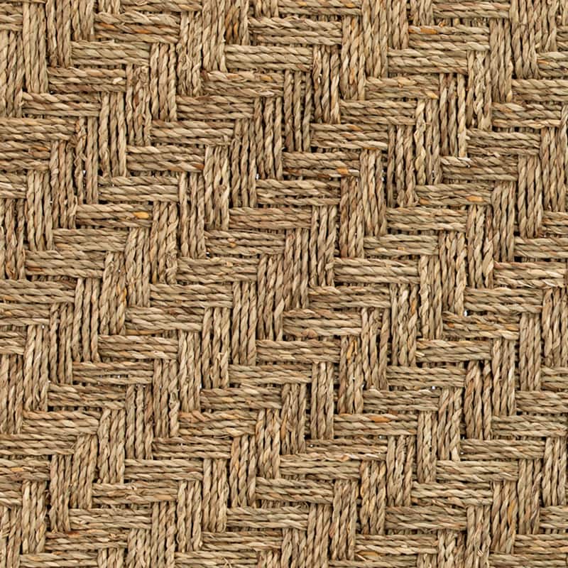 SEI Furniture Scalby Natural Seagrass Bench - 39"W x 15"D x 18"H