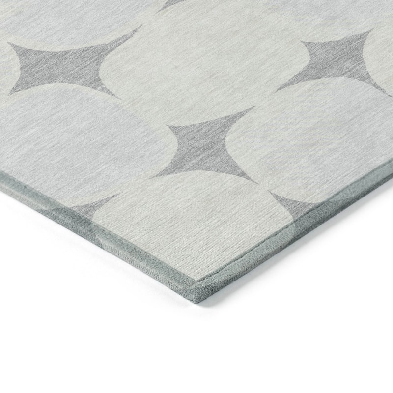Machine Washable Indoor/ Outdoor Chantille Modern Puffy Rug