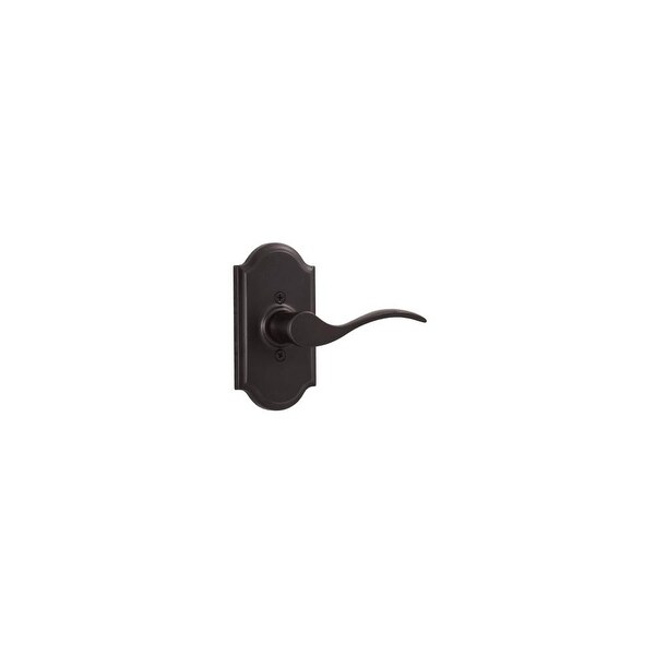 Weslock 1705U-RH Bordeau Right Handed Single Dummy Door Lever Set with Premiere Rose from the Elegance Collection