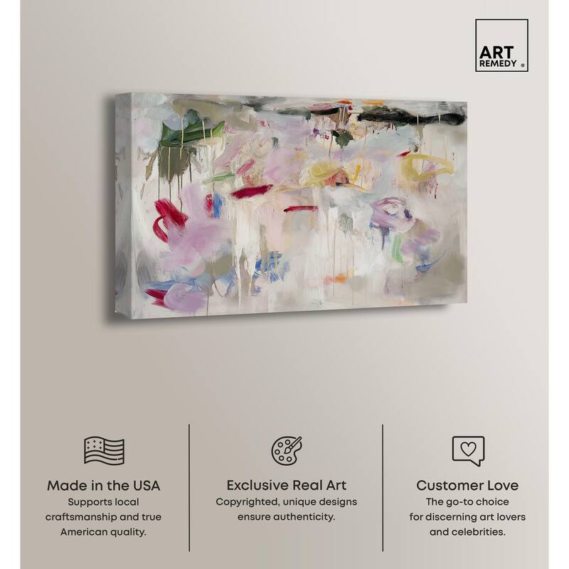 Lilac Haze Canvas by Art Remedy, Gallery Wrapped