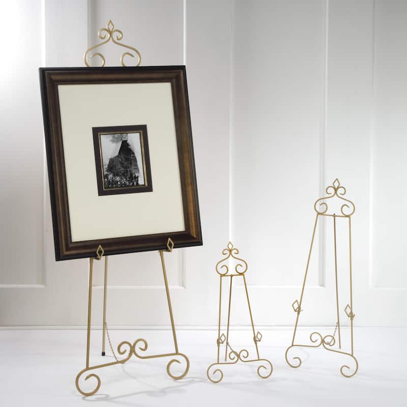 66"H Keller Black Metal Floor Easel