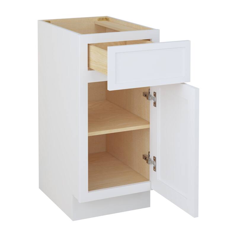 Vanity Art 15" Freestanding Single Base Storage Cabinet with Soft Close Door
