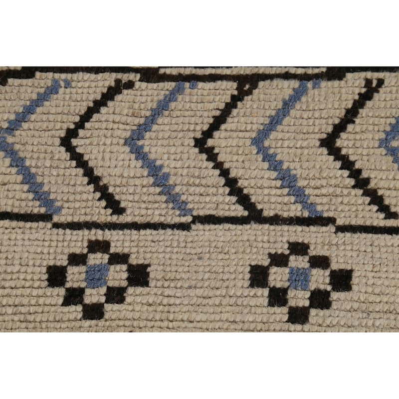 Trellis Moroccan Oriental Area Rug Handmade Wool Carpet - 8'9"x 12'3"