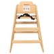 preview thumbnail 13 of 24, Wooden Double Solid Wood Feeding Baby Booster Chair Natural