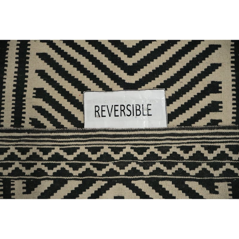 Hand Woven Oriental 100% Wool Carpet Southwestern Tribal Multi-Colored Kilim Area Rug - 10' 3'' X 10' 3''