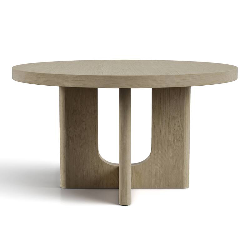 Furniture of America Piez Modern 5-Piece Solid Wood Round Dining Set