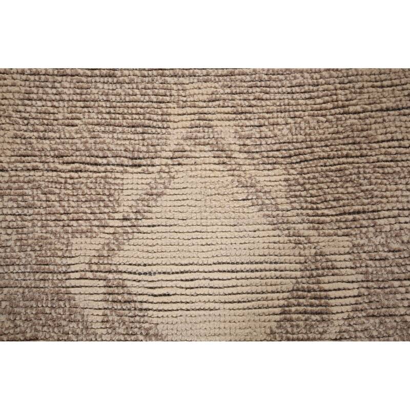 Geometric Moroccan Oriental Accent Rug Handmade Wool Carpet - 2'9"x 5'4"