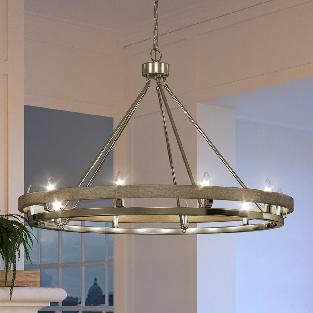 Urban ambiance luxury farmhouse chandelier rustic style sale