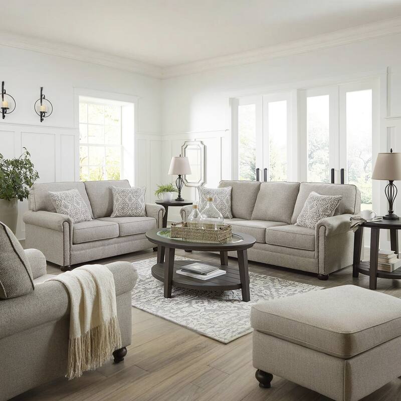 Signature Design by Ashley Gaelon Dune Sofa - 87"W x 41"D x 37"H