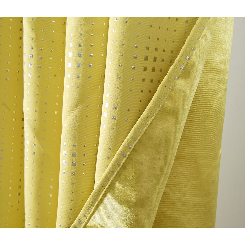 Gatsby Metallic Room Darkening Window Curtain