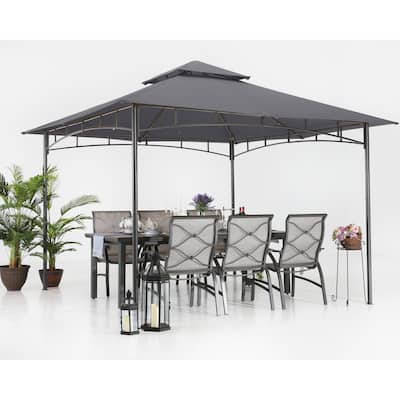 ABCCANOPY Patio Gazebo with Double Roof and Durable Canopy