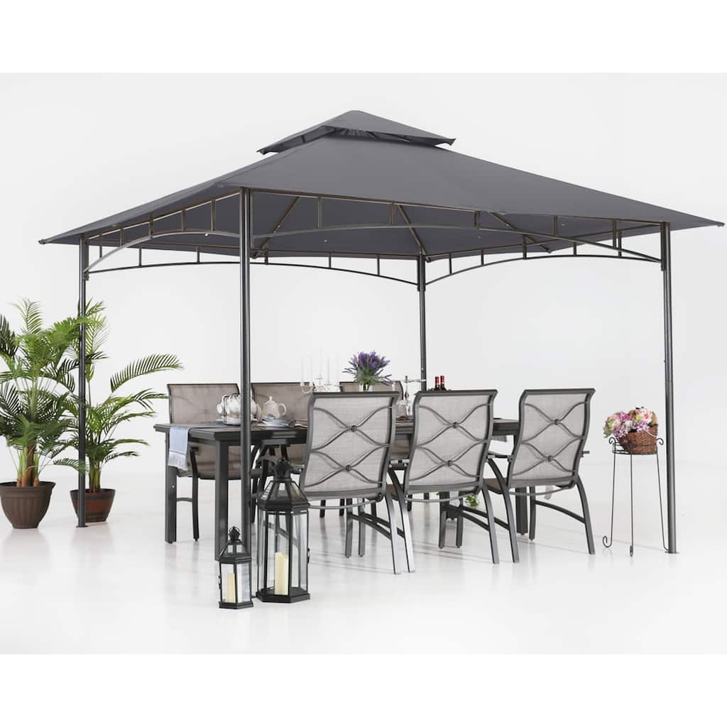 ABCCANOPY Patio Gazebo with Double Roof and Durable Canopy