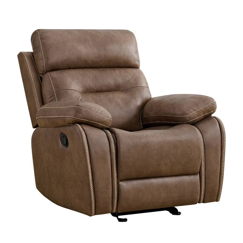Spruce & Spring Lauren Manual Recliner Glider Rocker Chair for Living Room