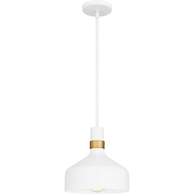 Arbor 1-Light Matte White Mini Pendant