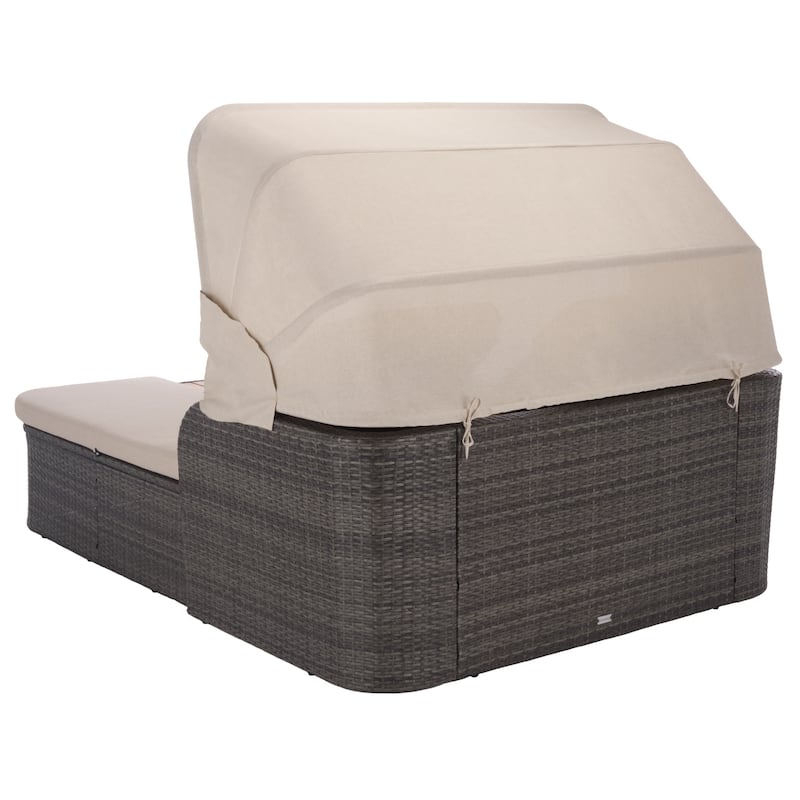 SAFAVIEH Outdoor Living Victoria Double Daybed - 65"W x 82"D x 56"H