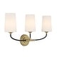preview thumbnail 6 of 4, Crystorama Lighting Group NIL-70013 Niles 3 Light 24" Wide Vanity