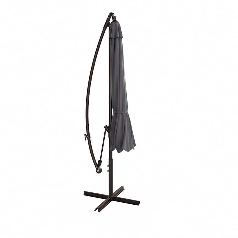 Weller 10-foot Offset Cantilever Hanging Patio Umbrella