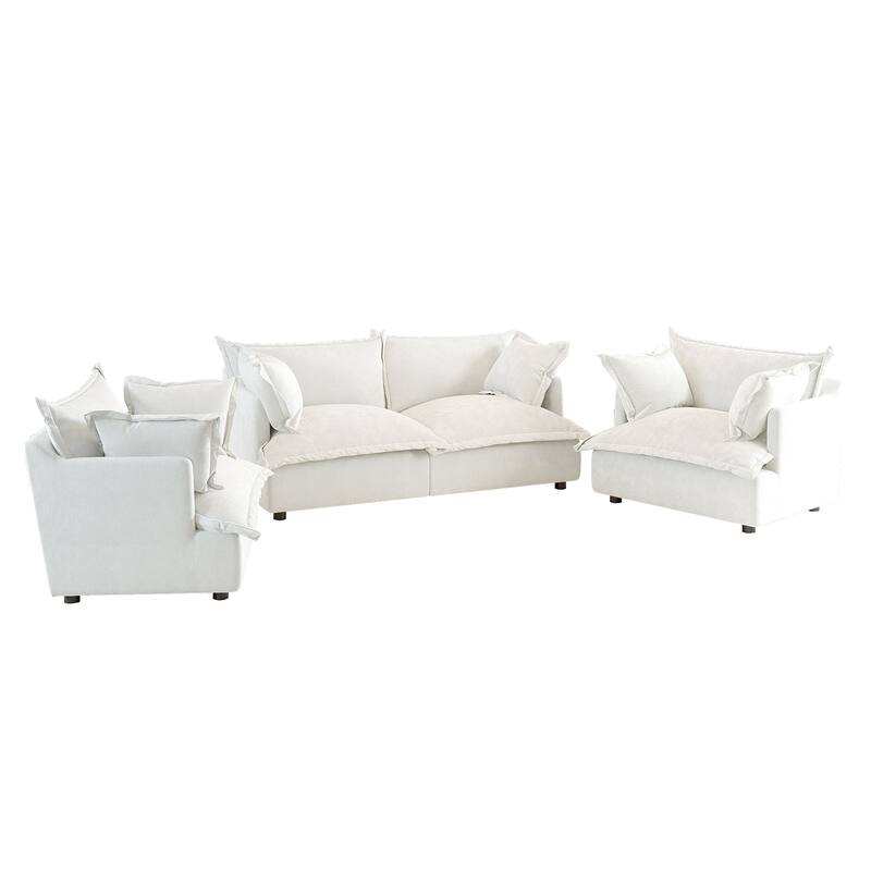 Cloud Chenille Upholstered Modular Sectional Sofa