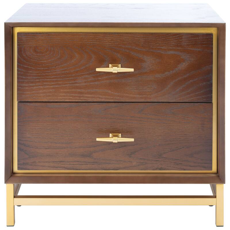SAFAVIEH Jayla 2-Drawer Accent Table Nightstand