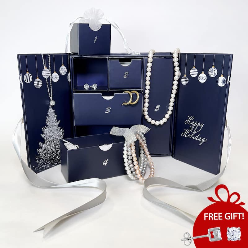 Miadora Advent Calendar Jewelry Box Gift Set