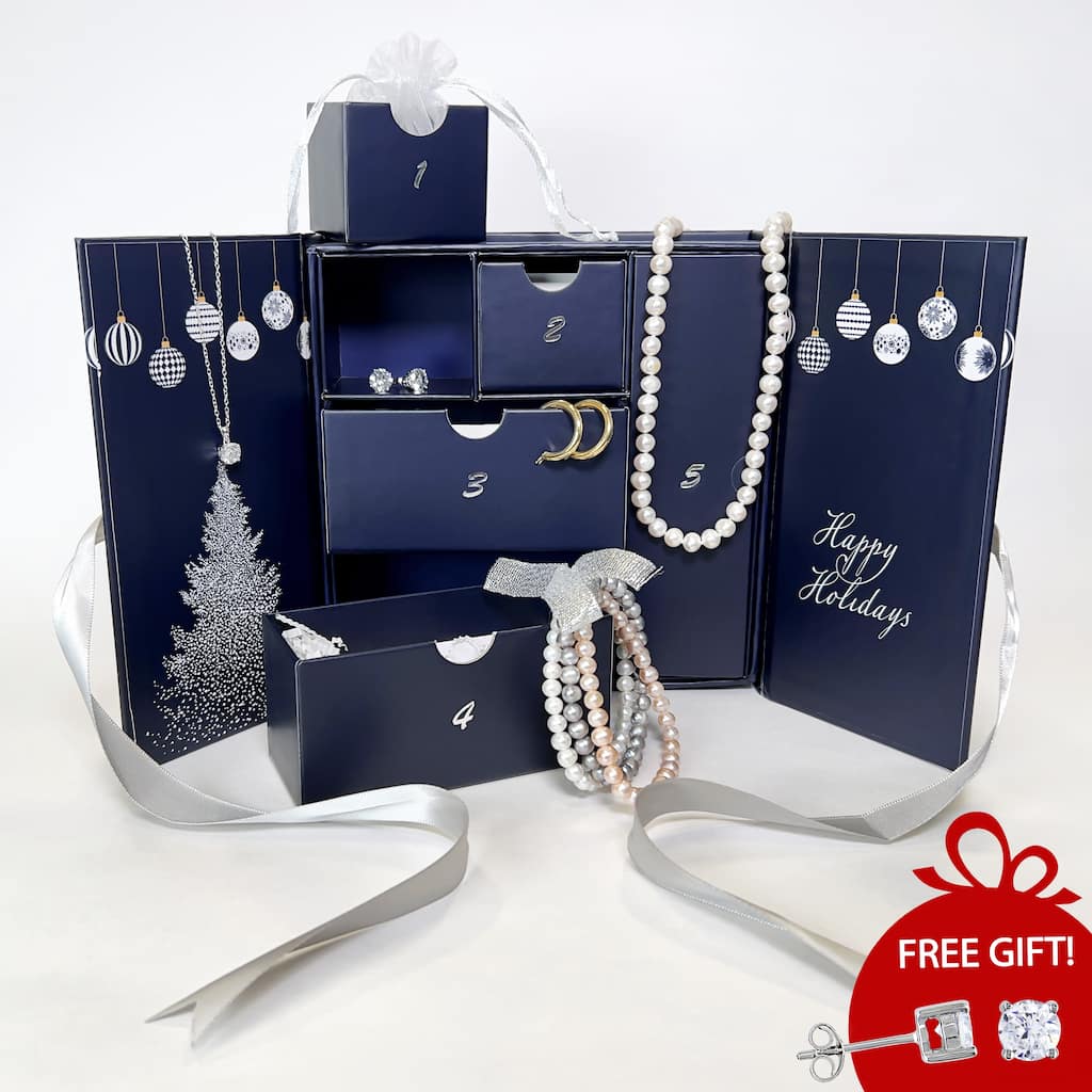 Miadora Advent Calendar Jewelry Box Gift Set