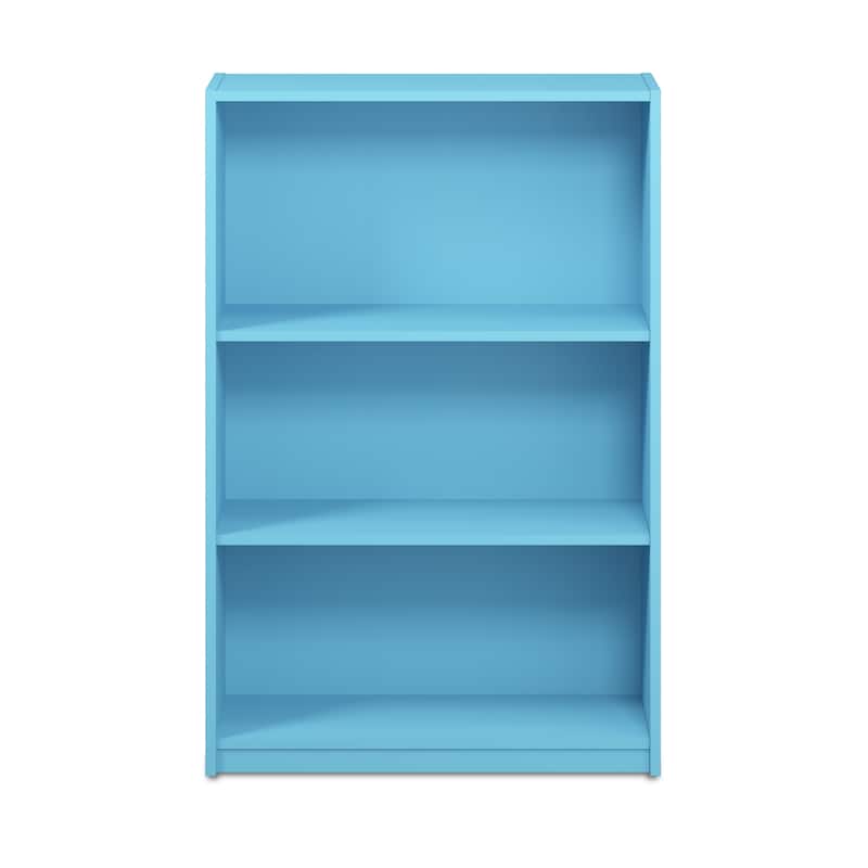 Porch & Den Astor Adjustable Shelf Bookcase - Light Blue - 3
