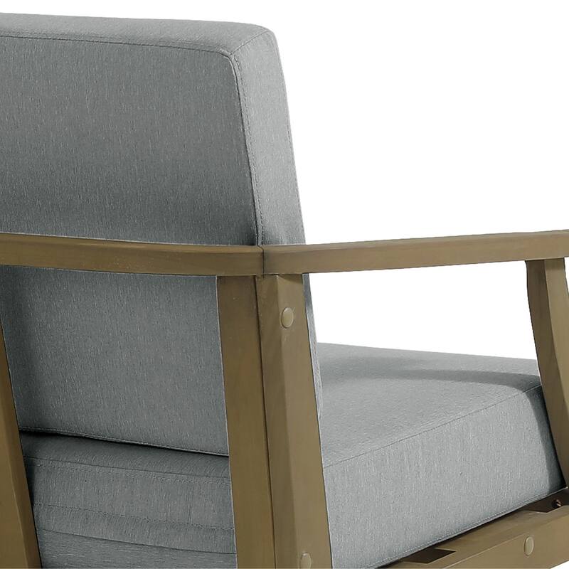 Teak Wood Patio Outdoor Loveseat Sofa and Coffee Table Set