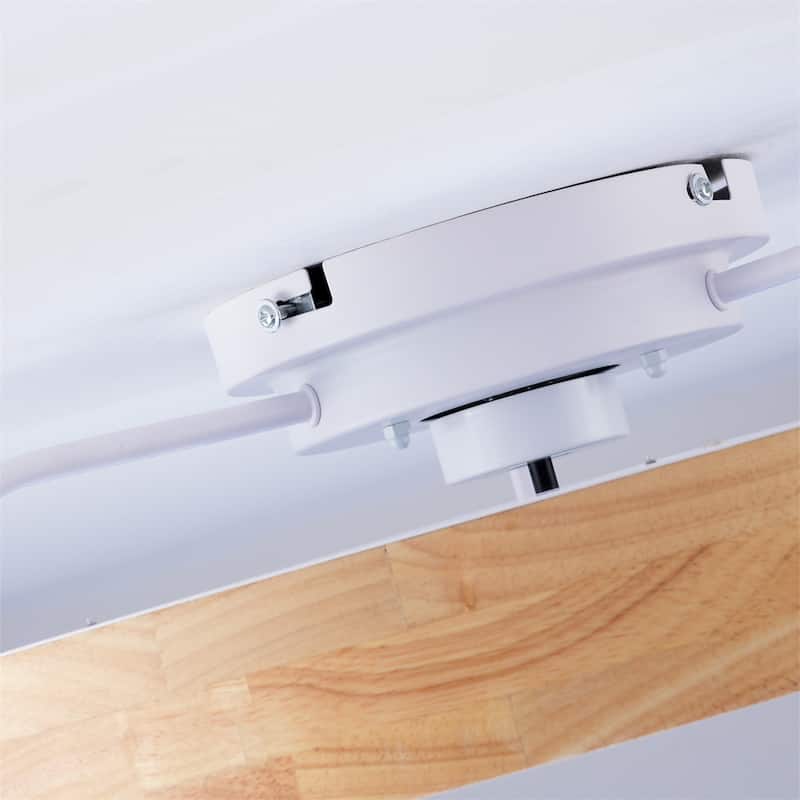 20" Ceiling Fans with Lights and Remote and 6 Speeds, Quiet DC Motor