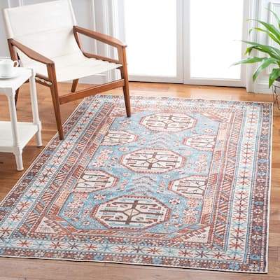 SAFAVIEH Serapi Machine Washable Venie Shabby Chic Distressed Rug