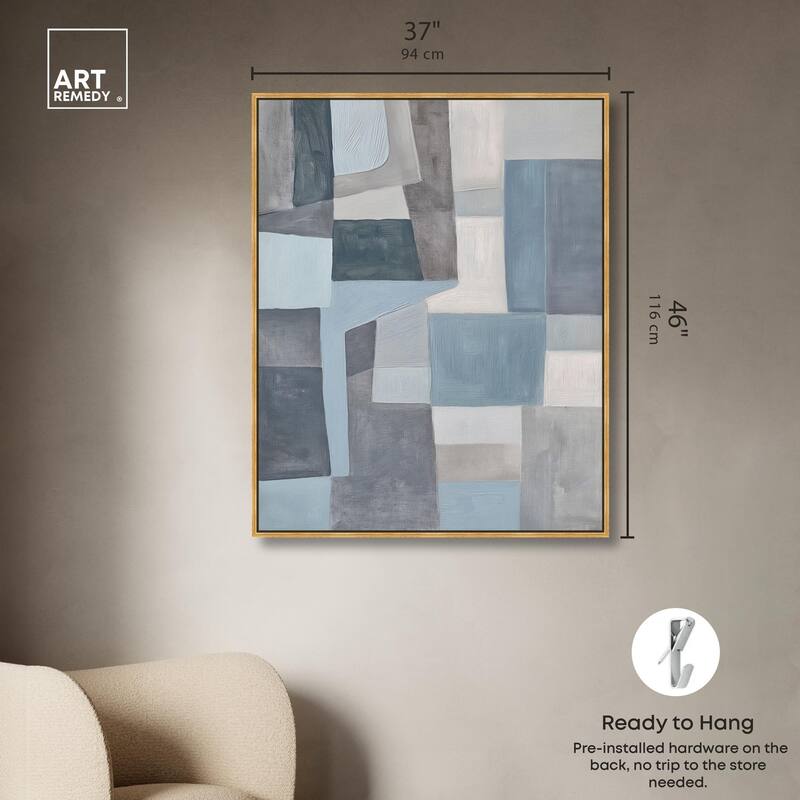 Tessellated Tones I Canvas by Art Remedy