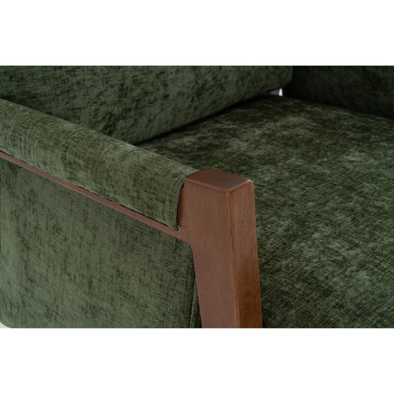 Mid-Century Modern Accent Chairs ,Modern Accent Chair,Chair with Soft Waist Cushion,Ergonomic Lounge Chairs