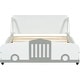 preview thumbnail 29 of 33, Twin/Full Car Bed for Kids, Car Shaped Platform Bed with Wheels, Headboard and Footboard, Toddler Car Bed Slat Support
