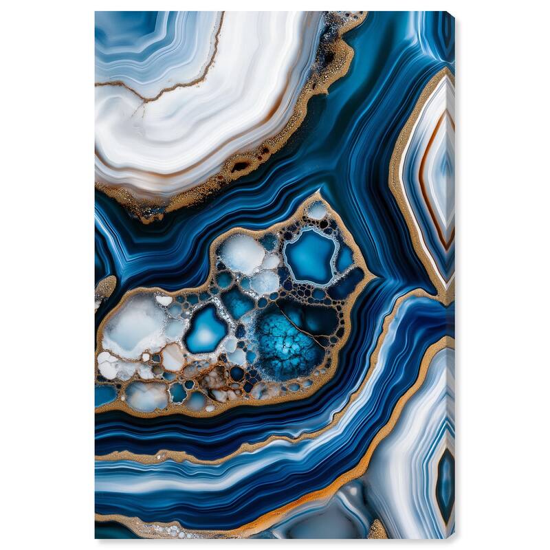 Azure Alveoli II Canvas by Art Remedy, Gallery Wrapped - 10" x 15"
