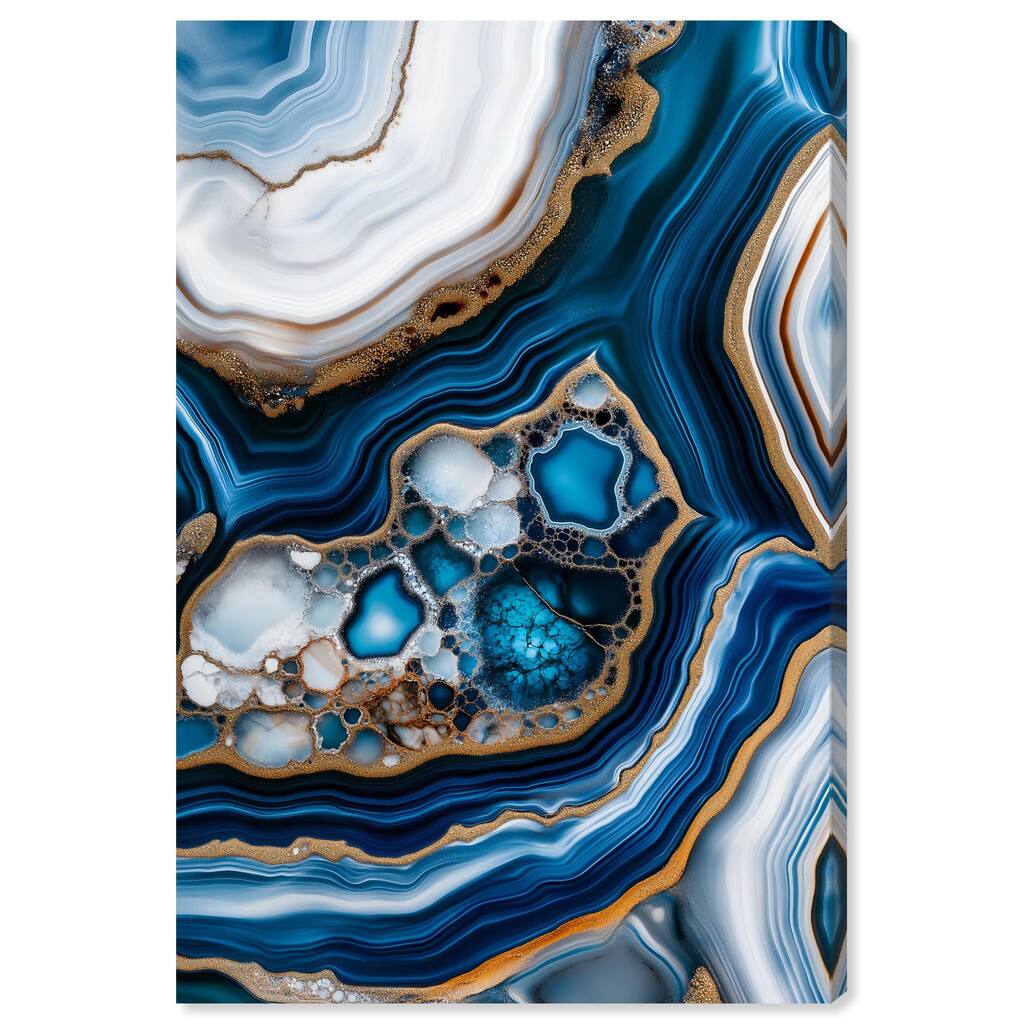 Azure Alveoli II Canvas by Art Remedy, Gallery Wrapped