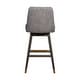 preview thumbnail 72 of 176, Amalie Upholstered Bar Stool, Swivel Counter Height Stool with Solid Wood Frame
