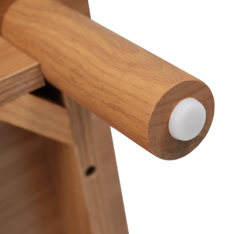 GDFStudio - Eleanor Traditional Wood Grain Bathroom Vanity with U-Shaped Adjustable Shelf, Ceramic Sink & Soft-Close Doors