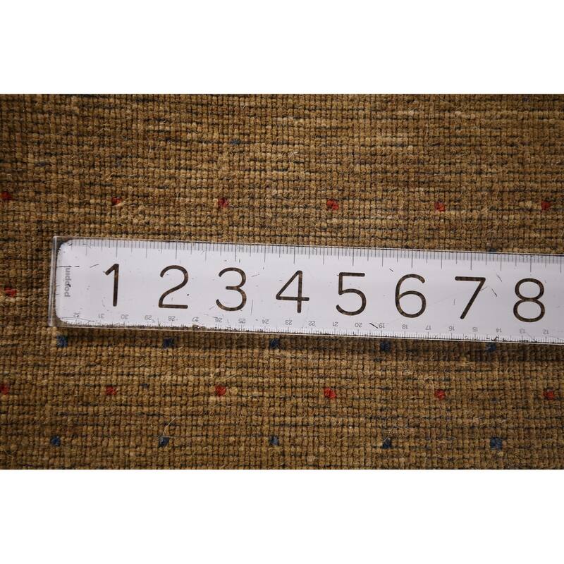 Little Animals Design Gabbeh Accent Rug Hand-Knotted Wool Carpet - 3'11"x 5'10"