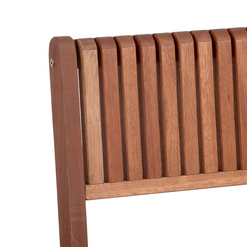 Ibiza 4-Piece Outdoor Bar Table Set Patio Dining Set Eucalyptus Wood Furniture