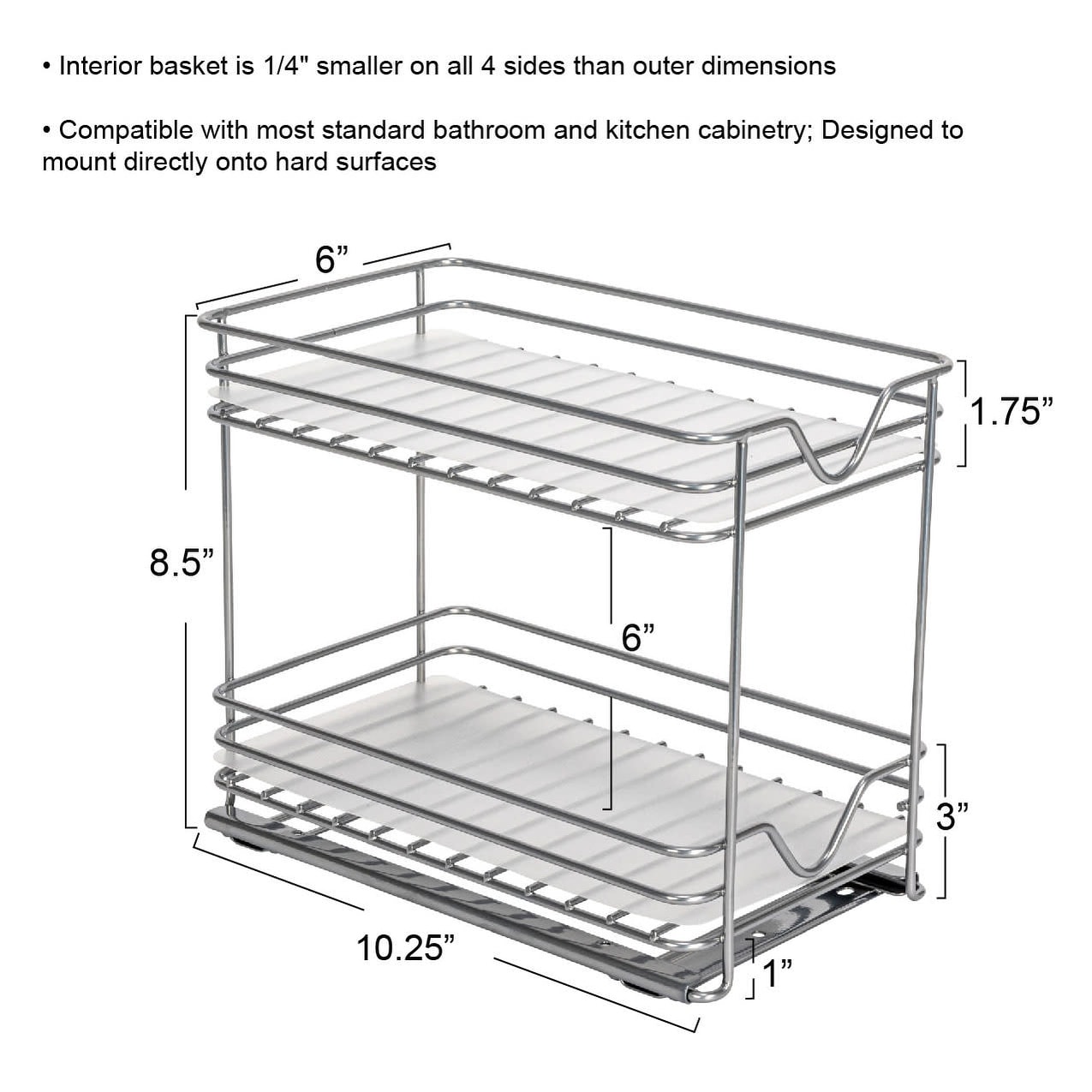 Brushed nickel spice rack clearance