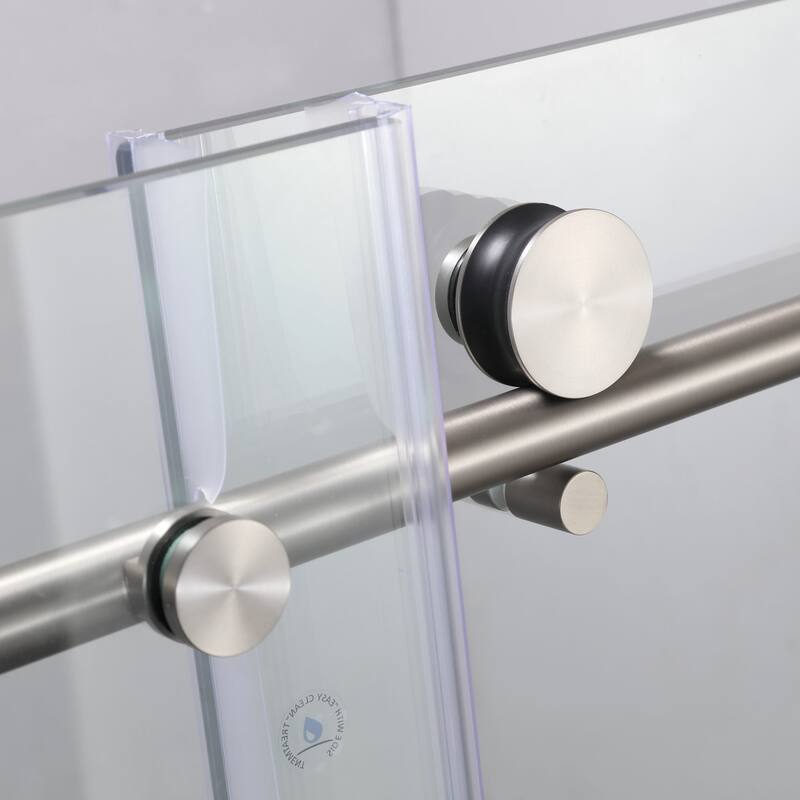Frameless Shower Doors with 5/16" Clear Tempered Glass