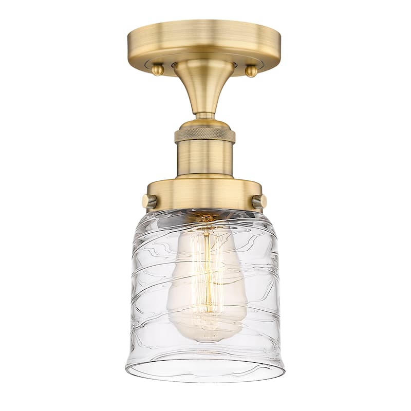 Innovations Lighting Bell - 1 Light 5" Semi-Flush Mount