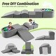 preview thumbnail 3 of 5, 5 PCS Soft Foam Climbing Blocks Washable Playground Set w/Ball Pit