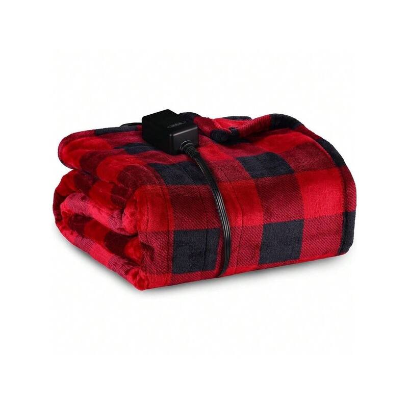 Electric Throw Flannel Heated Blanket
