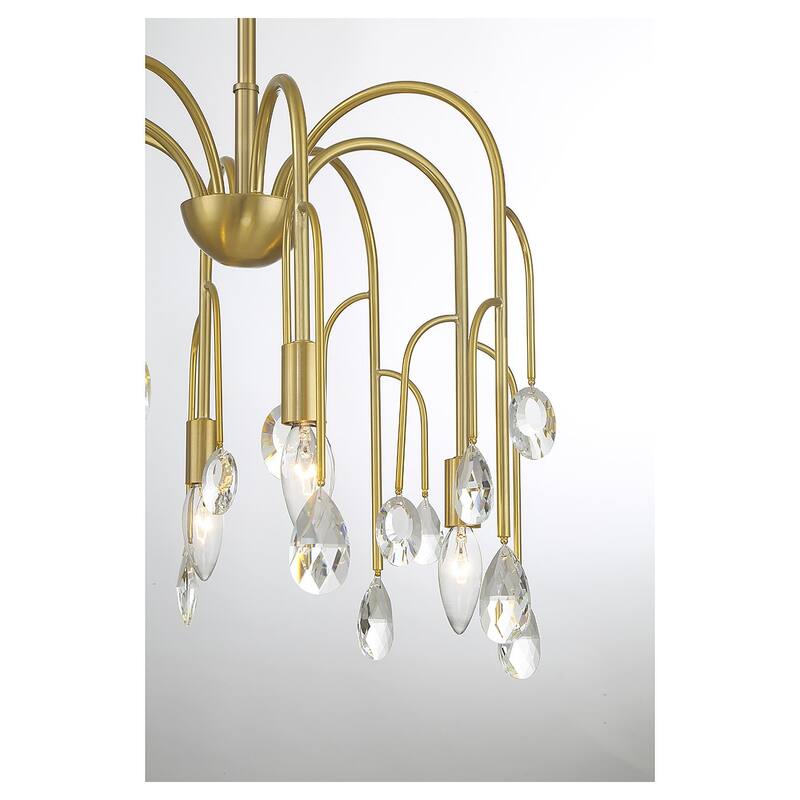 Savoy House 1-6688-8 Anholt 8 Light 32" Wide Crystal Abstract