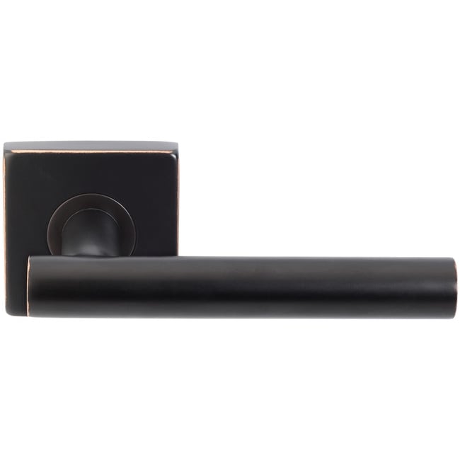 INOX Copenhagen Single Dummy Door Lever with SE Series Square Rose