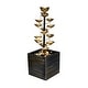 preview thumbnail 8 of 11, Metal Tiered Floor Indoor/Outdoor Water Fountain for Home and Garden