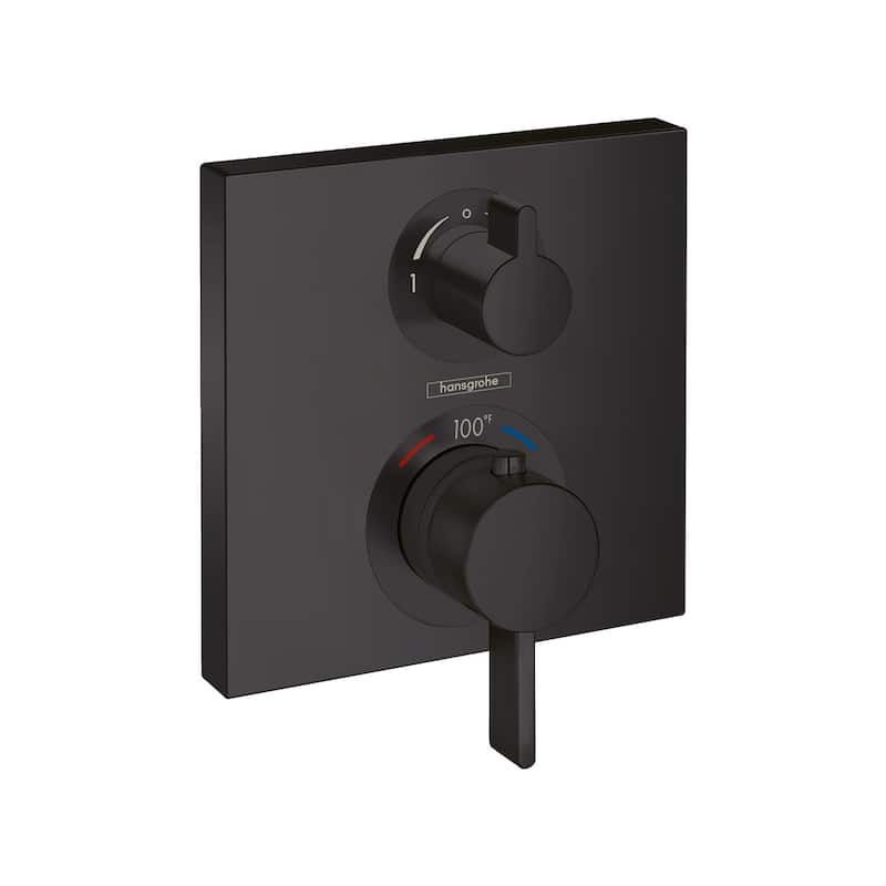 Hansgrohe Ecostat Square Dual Function Thermostatic Valve Trim Only
