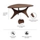 preview thumbnail 9 of 28, INK IVY Blaze Triangle Wood Coffee Table