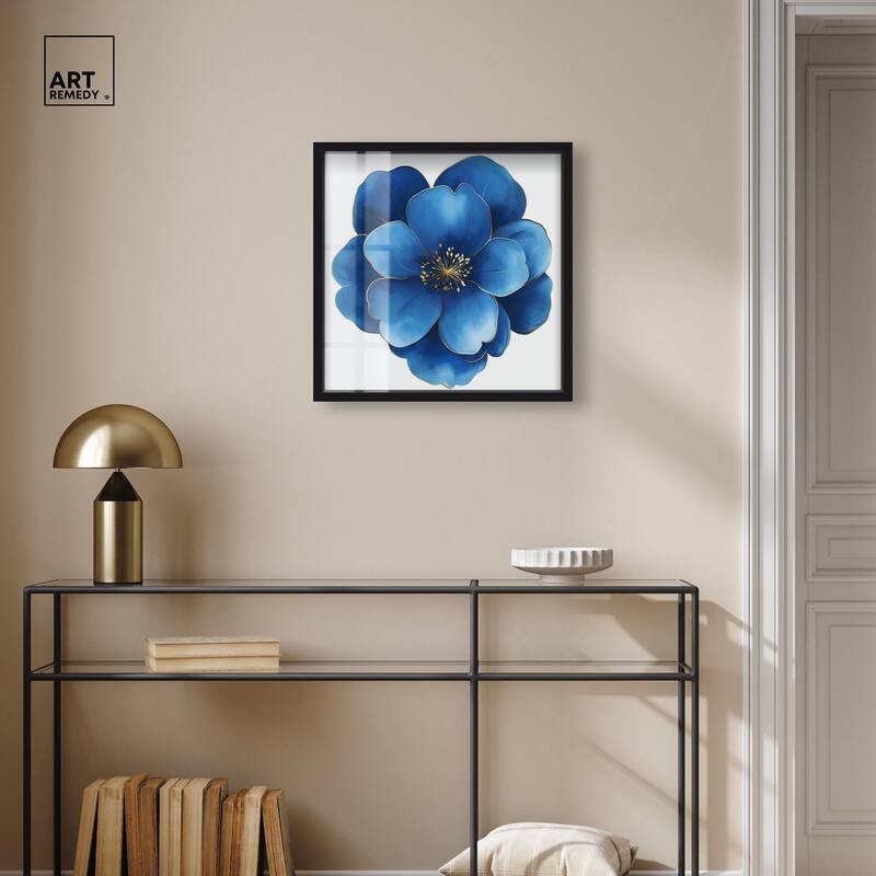 Blue Brilliance I Shadowbox by Art Remedy